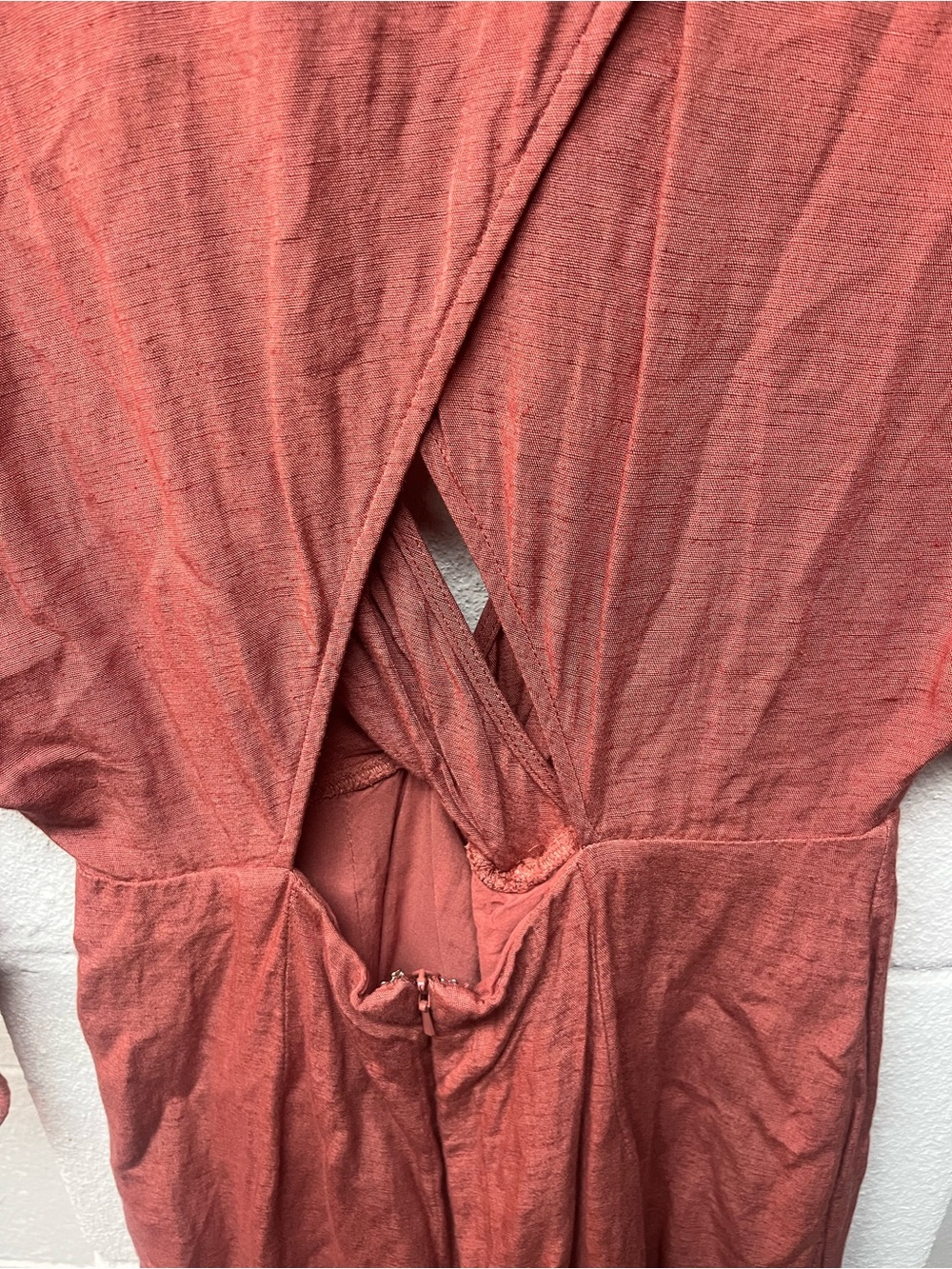 Anthropologie Rose Wrap Mini Dress with Tie Waist - Picture 6 of 7